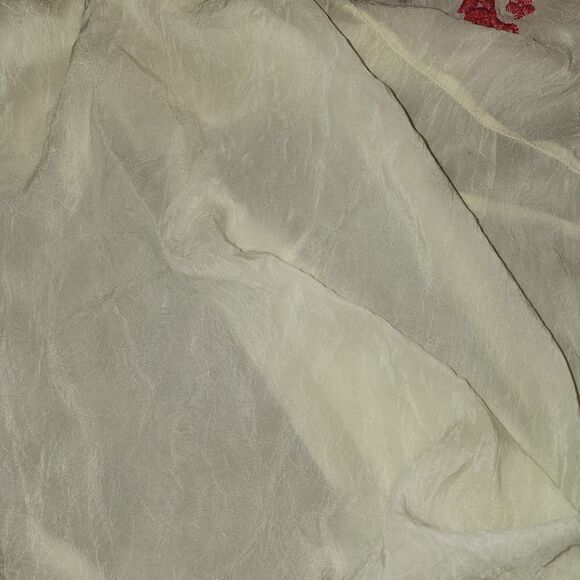 Johnny Was Women Cream Embroidered Cupra Rayon Keyhole Neck Tunic Top Size Small - Picture 9 of 10